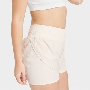 All In Motion translucent tulip shorts, size large BNWT